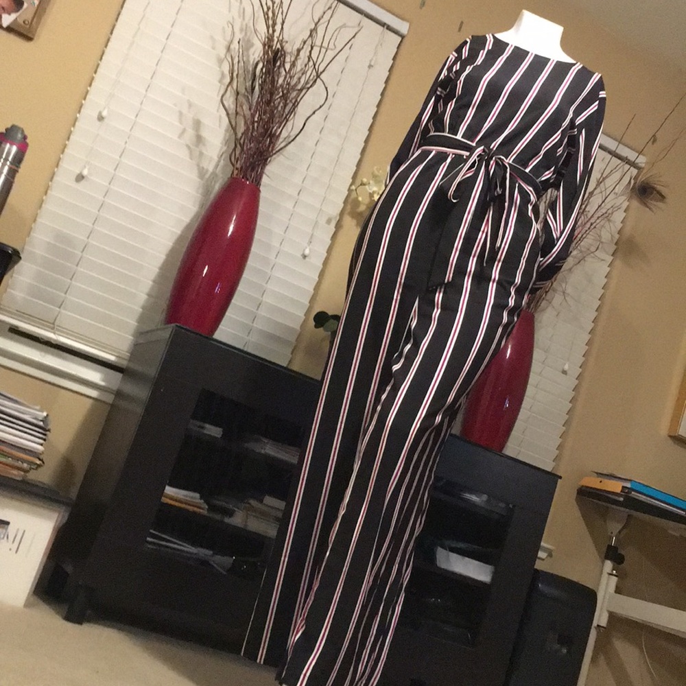 Full-length pull on pant suit